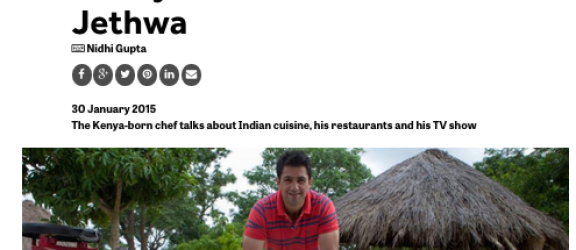 ‘Chef you must know: Kiran Jethwa!’ – GQ India.