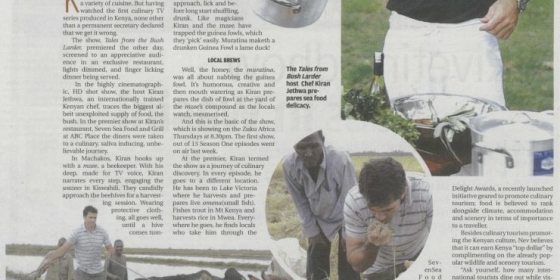 Sampling Kenya’s Culinary tourism-The Standard Newspaper